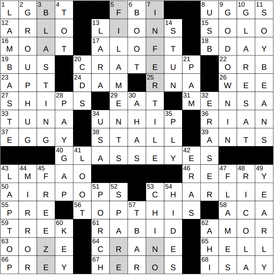 Decoding Queer Identity for Short in the NYT Crossword