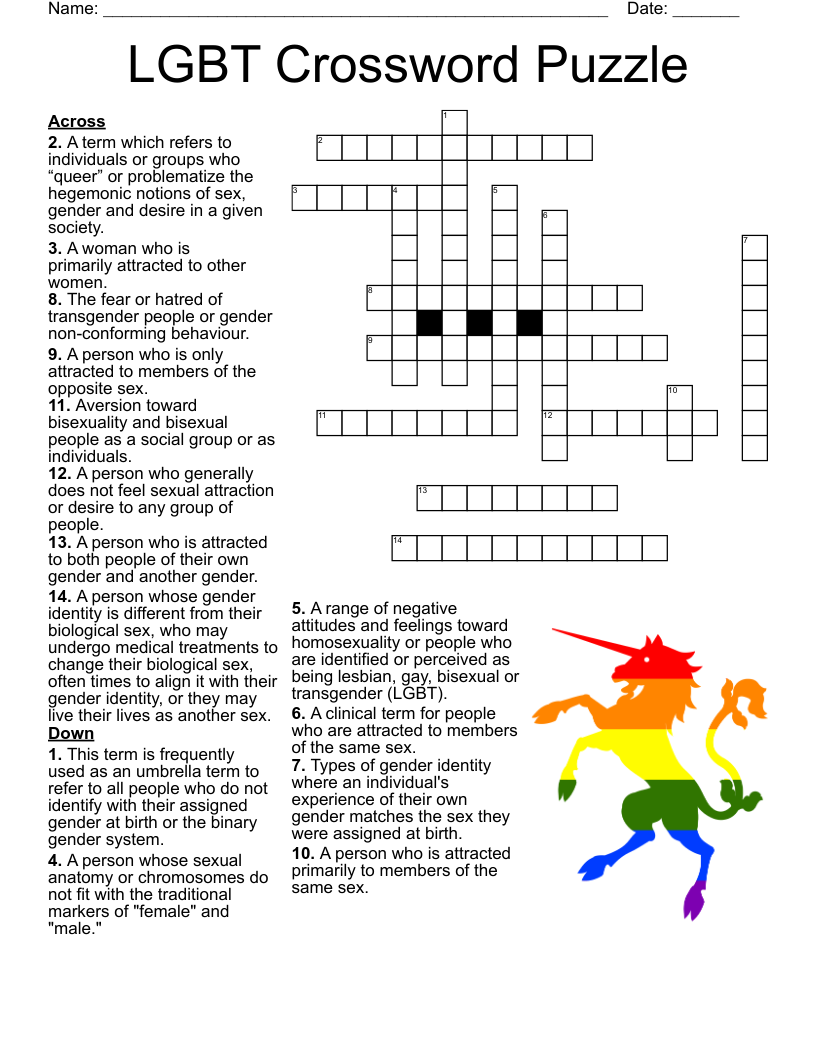 Solving the National Advocacy Group for LGBTQ Issues Crossword Clue