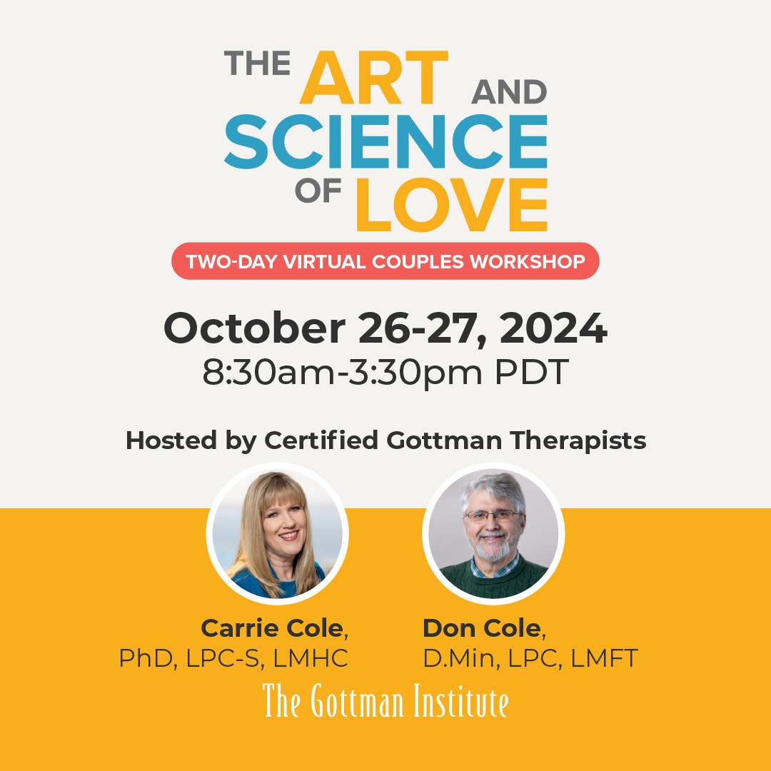 October 2024 The Gottman Institute Discount Code: Save $59 on Workshops and More