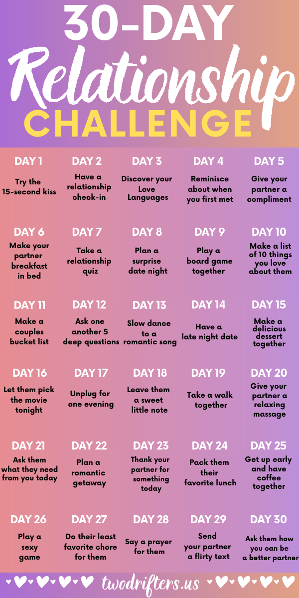 Take the 30 Day Couple Challenge for a Stronger Connection