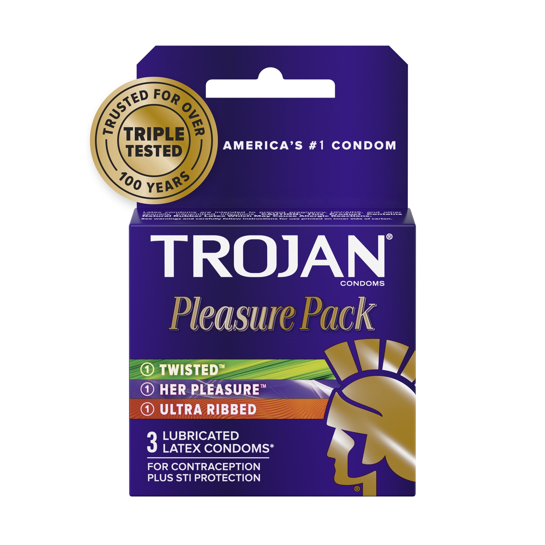 3 pack of condoms