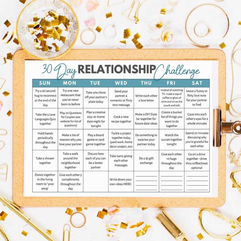 Take the 30 Day Couple Challenge for a Stronger Connection