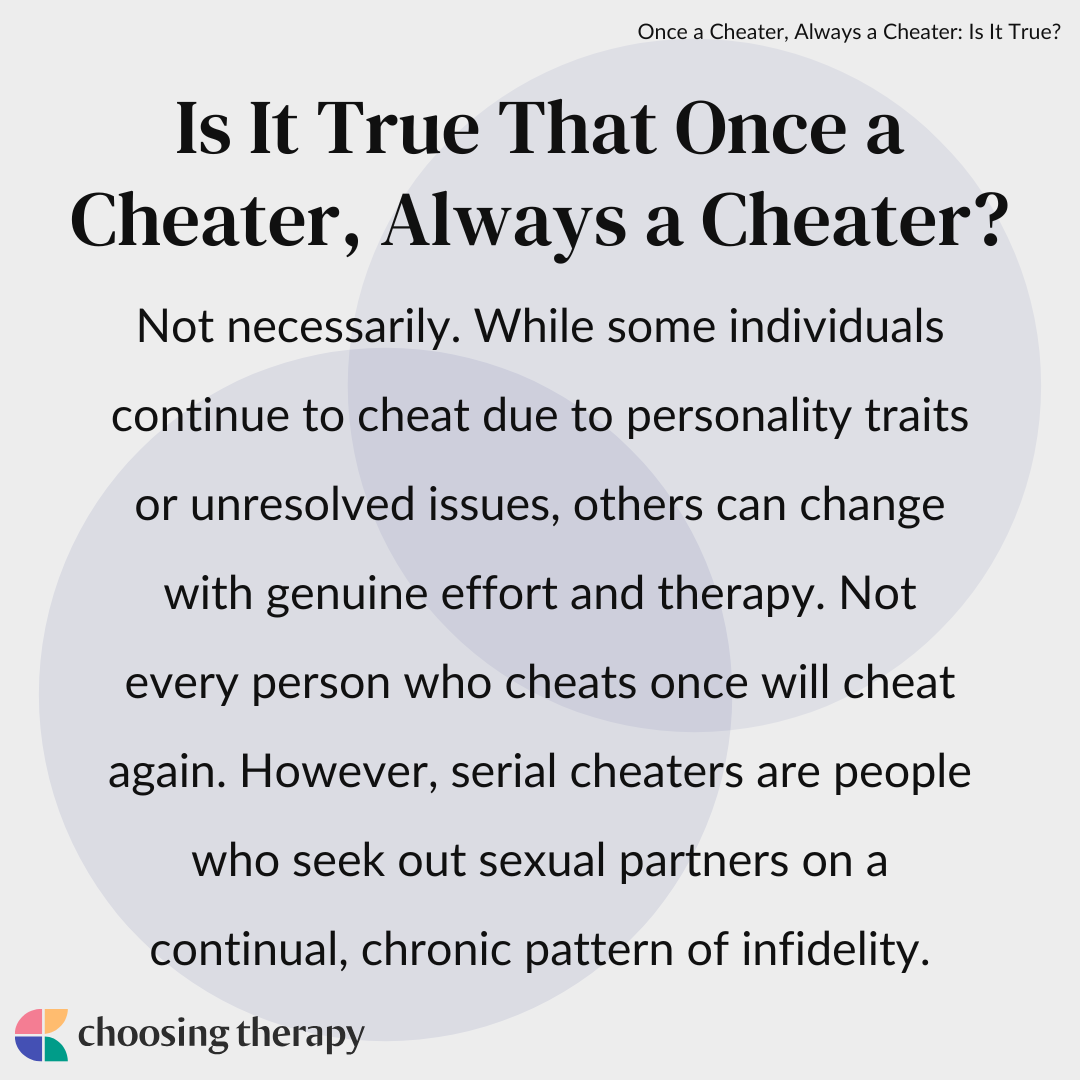 Can a Cheater Change? Will a Cheater Cheat Again?