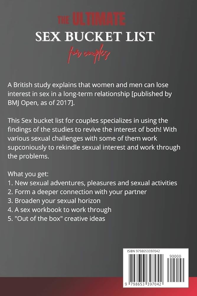 Spice Up Your Sex Life: The Ultimate Sex Bucket List