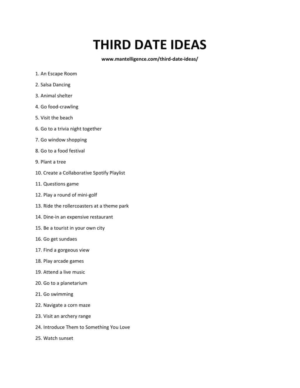 Third Date Ideas: Fun and Unique Ways to Connect