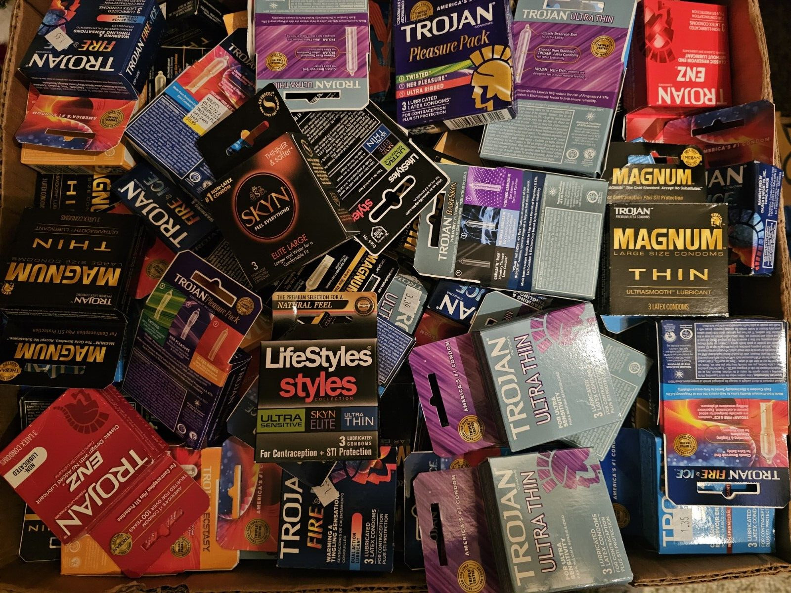 Best Value 50 Pack of Condoms: Trojan, Durex, and More Inside
