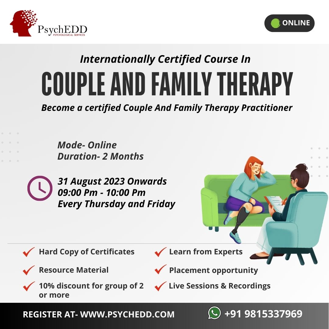 Become a Couples Therapist: Training for Therapists Programs