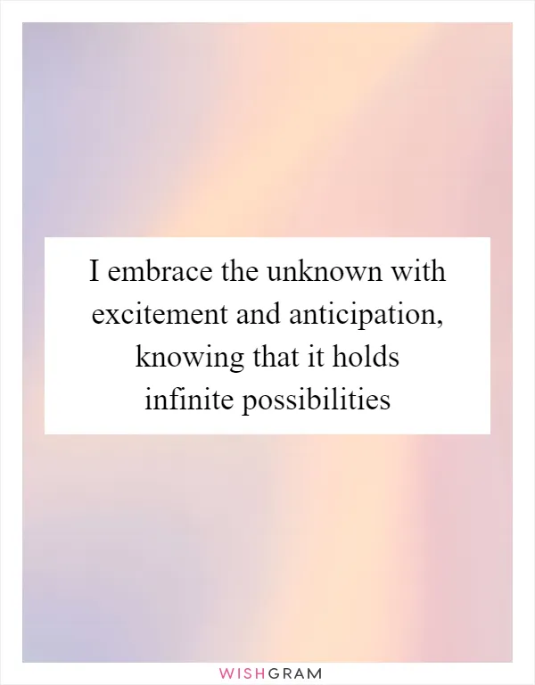 Not Yet But Im Excited: Feeling the Buzz and Anticipation