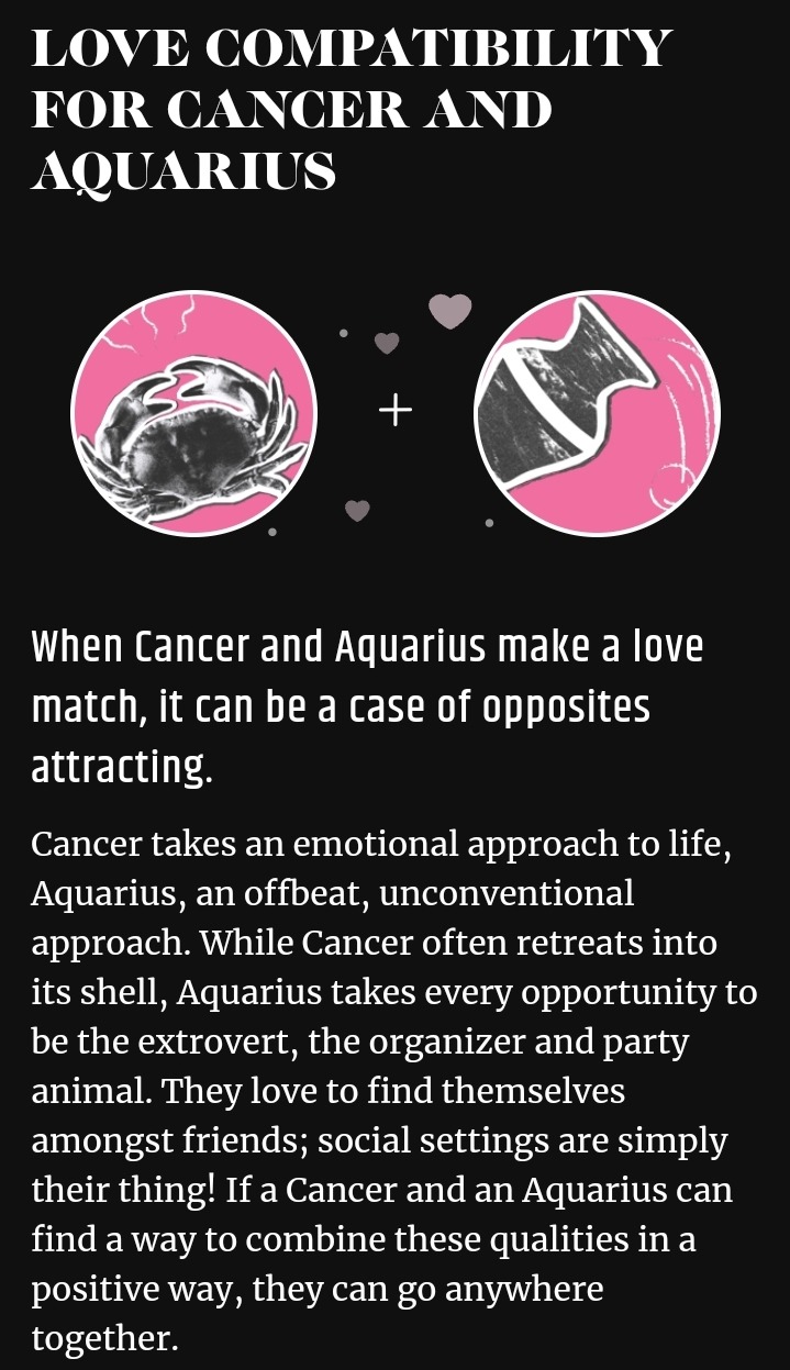 Aquarius Woman and Cancer Man: What You Need to Know About This Pair.