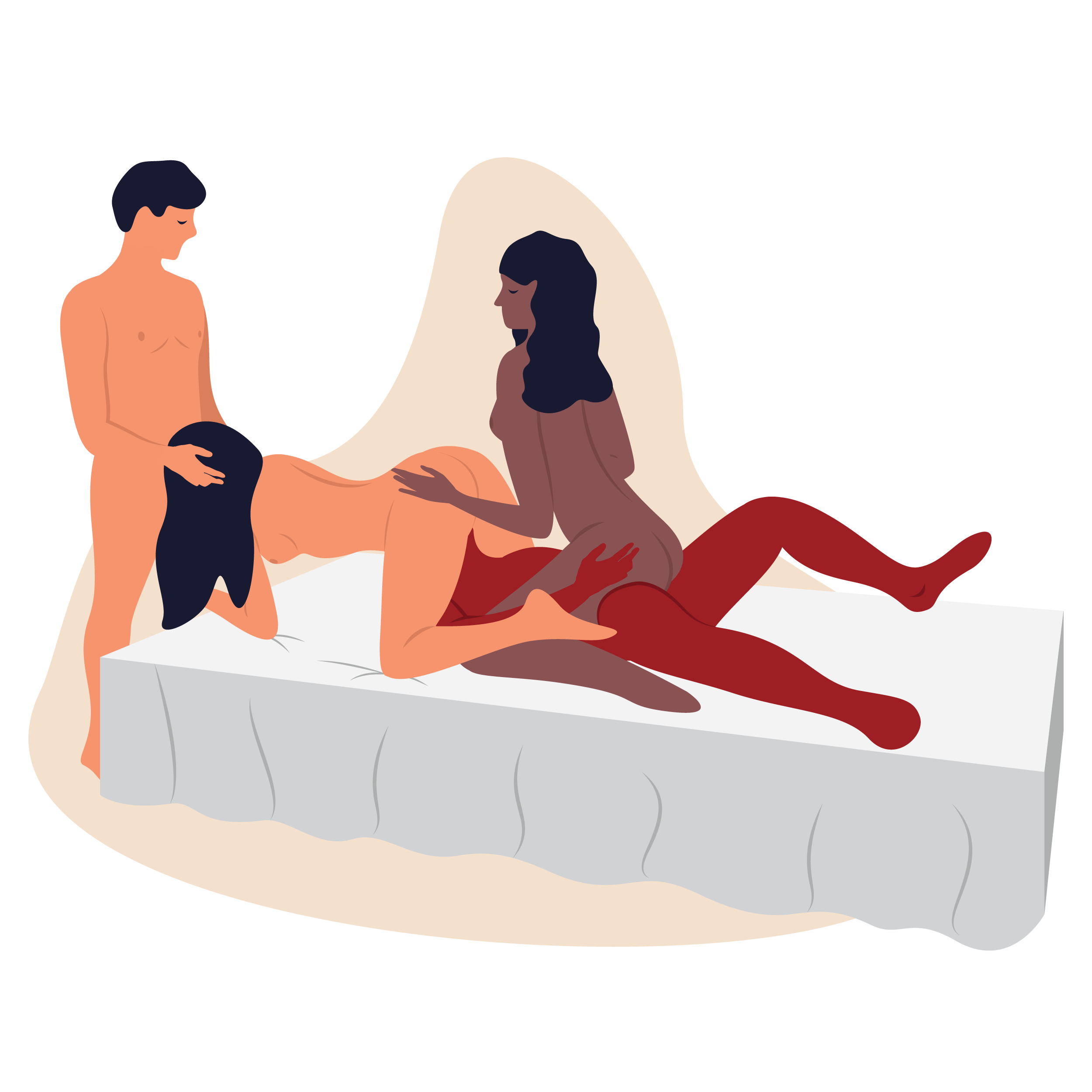 The best foursome positions for couples looking to explore and have some fun.