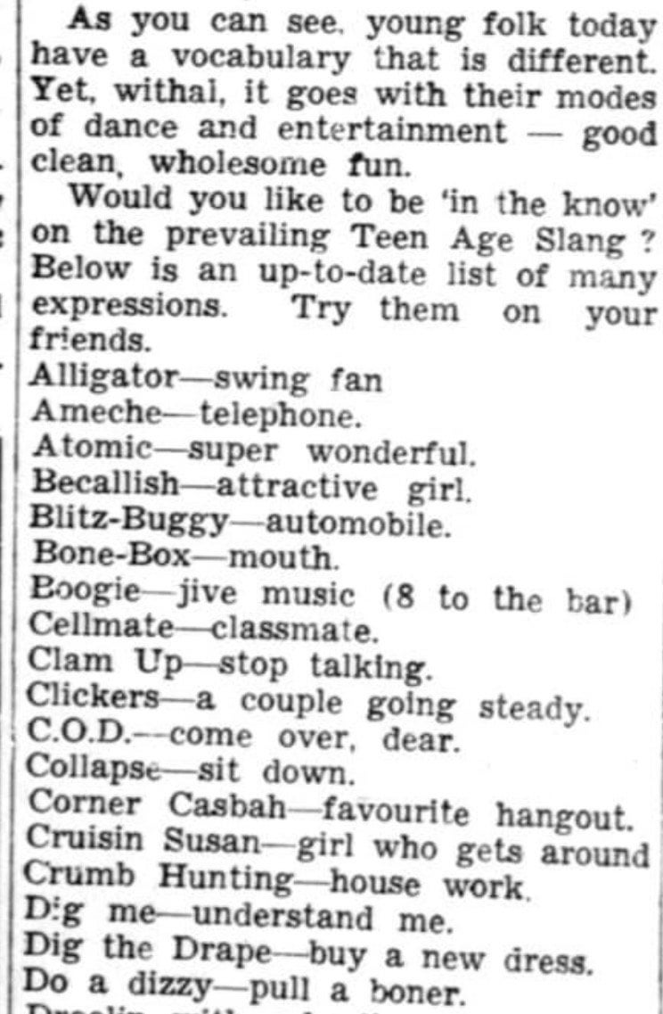 You wont believe these 1940s dirty slang: Here is the best list of old-timey dirty words!