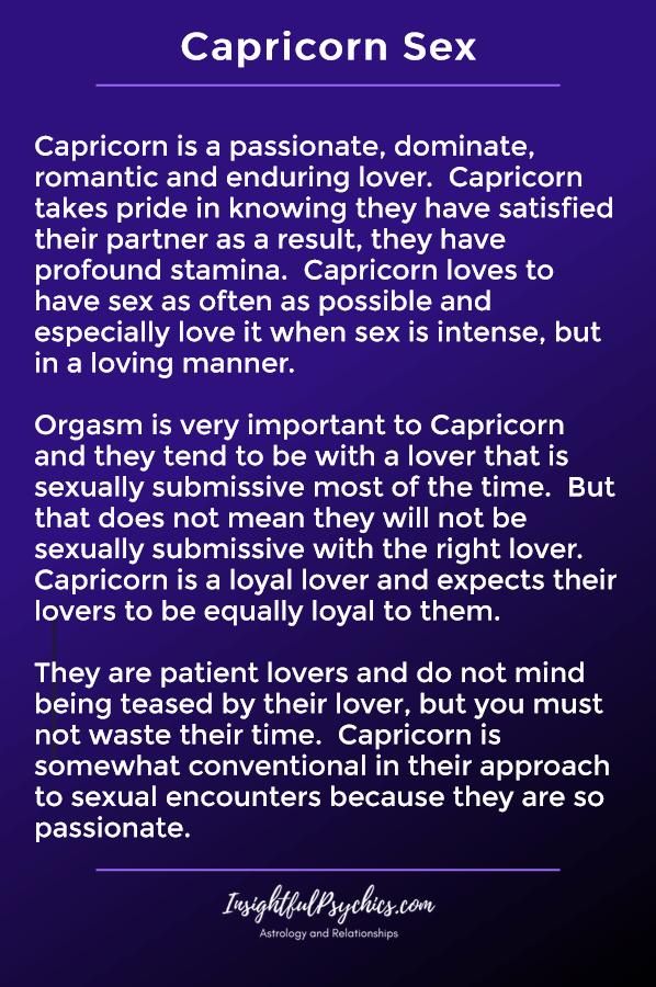 Dating a Capricorn Man: What to Expect in Bed? (Sex and the Capricorn Male)