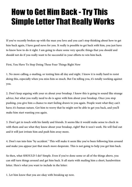 How can I get him to like me again? Easy tips for winning him back!