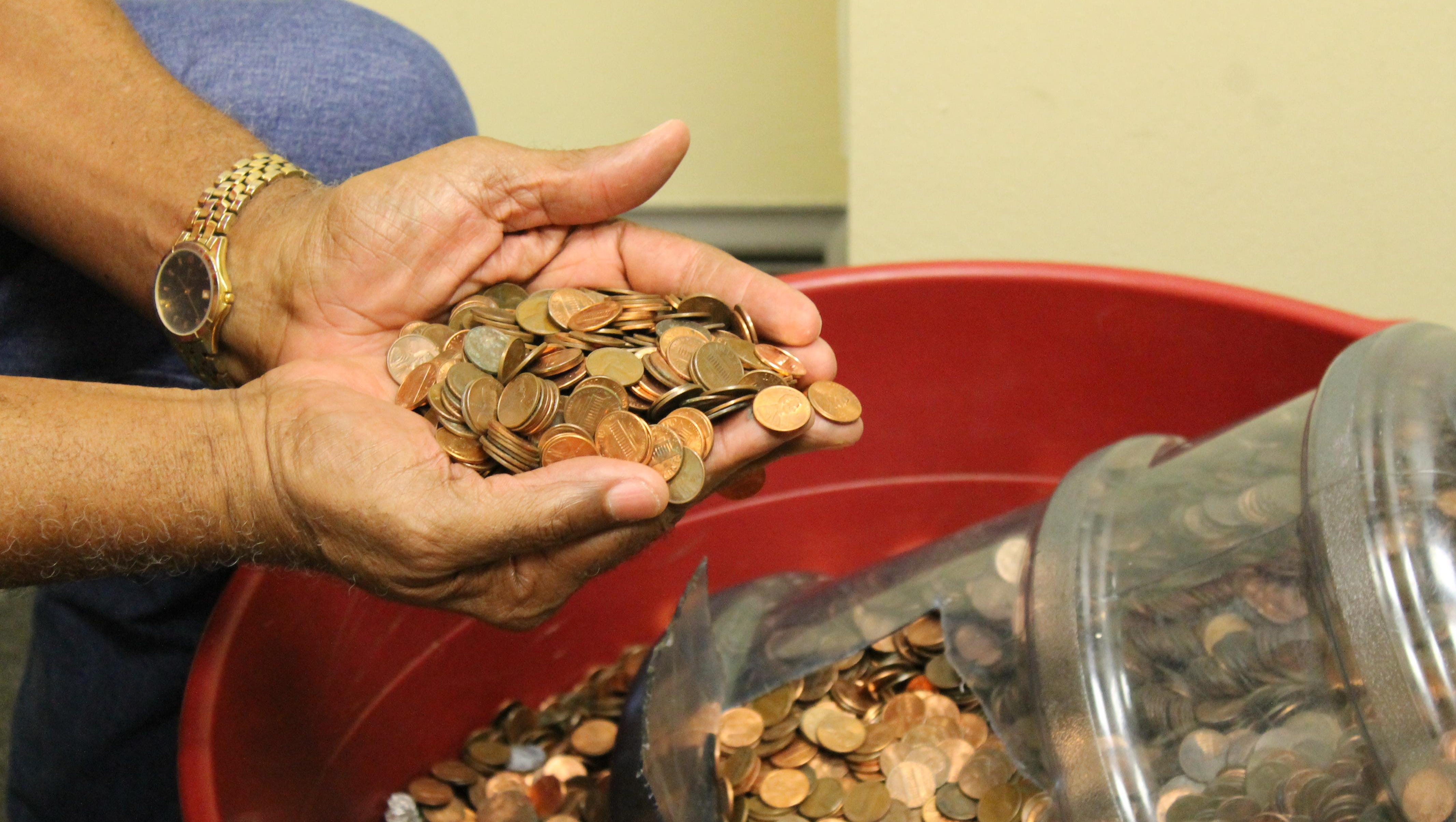 Need help with saving pennies? The pennies man is here!