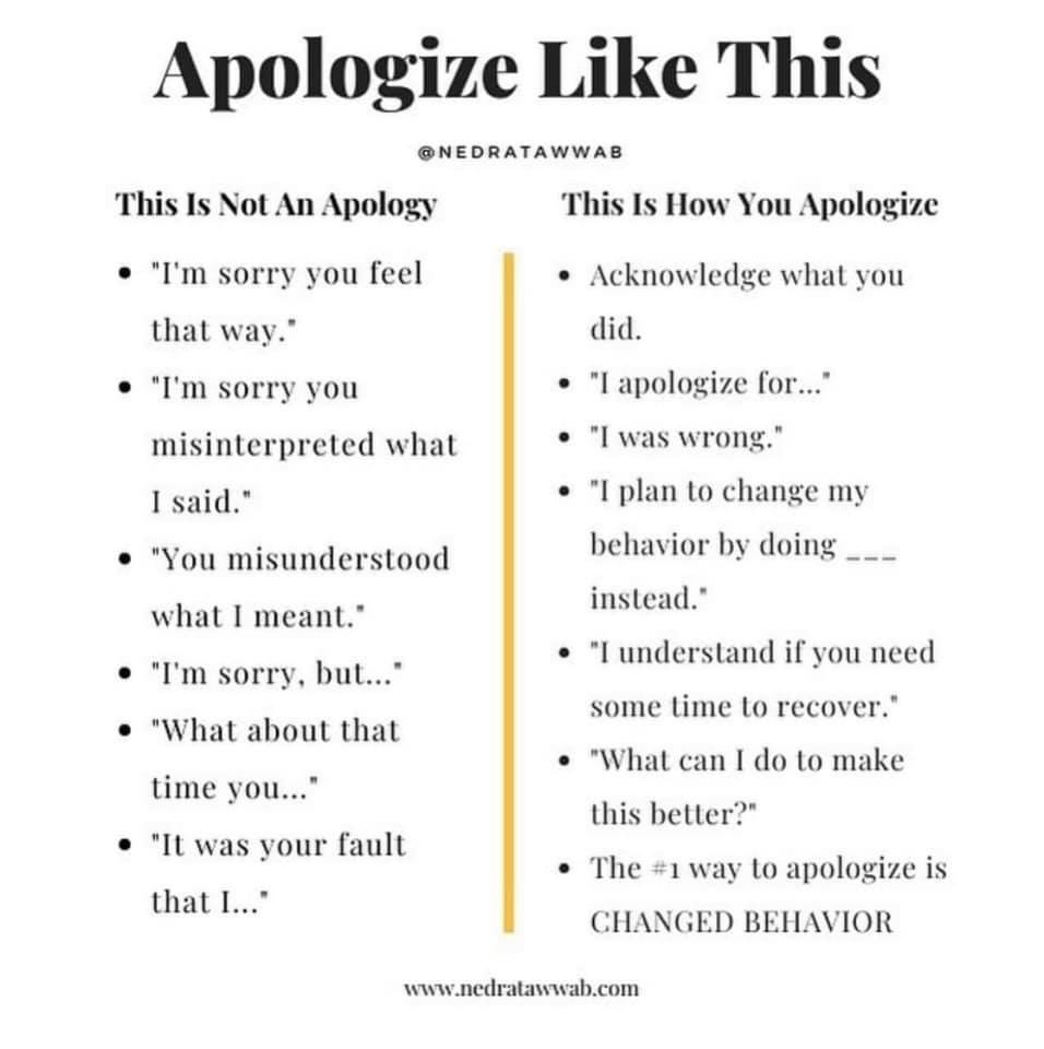 Dearman Apology: Making Things Right After a Mistake