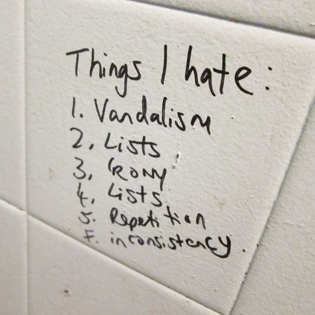 Random Things to Dislike: Heres a List to Get You Started!