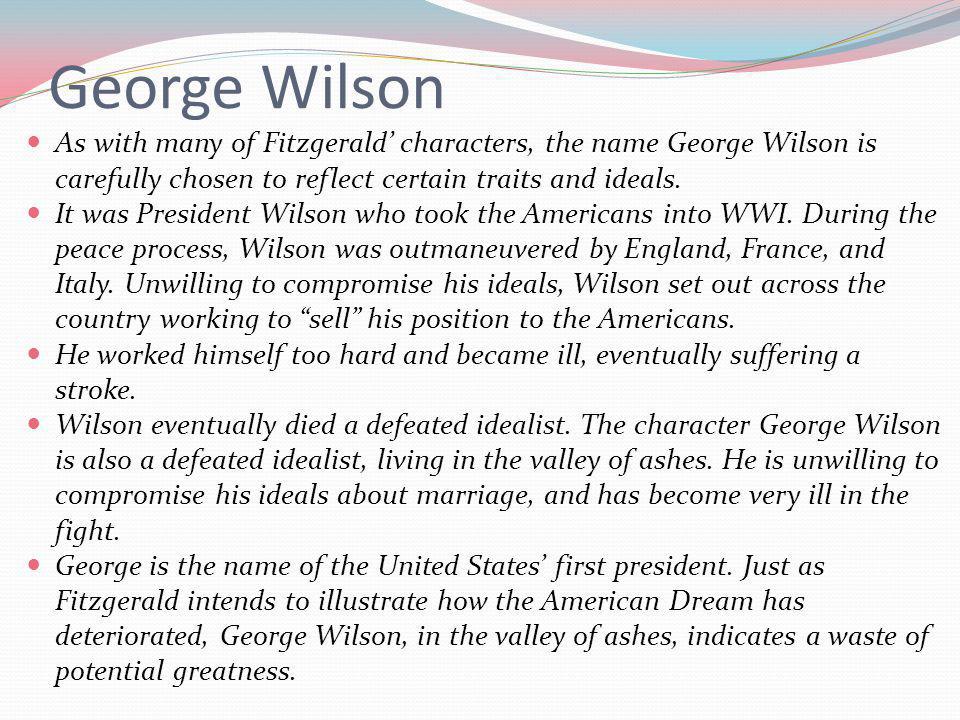 Is George Wilson a Dynamic Character? Simple Proof from The Great Gatsby Textual Evidence Included