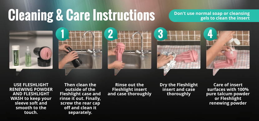 Cleaning your fleshlight mastur? Simple steps for long life.