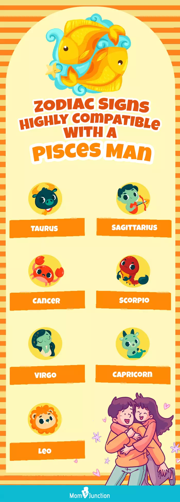 Finding the best match for pisces man: Simple guide to compatible star signs for him.
