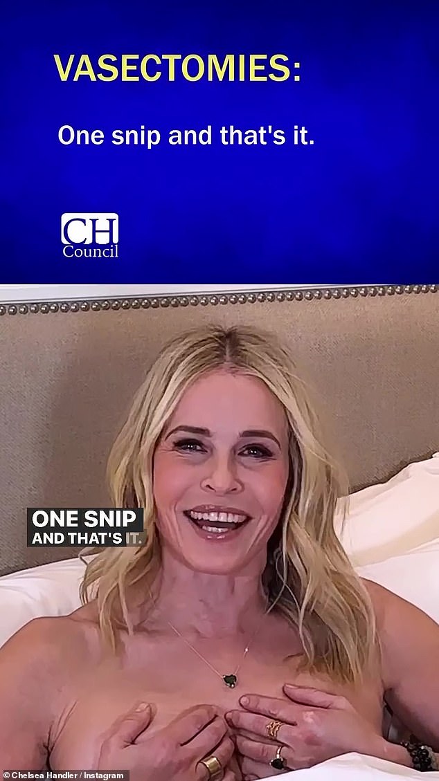 How does Chelsea Handler talk about her breasts? She is known for being surprisingly open on the subject.