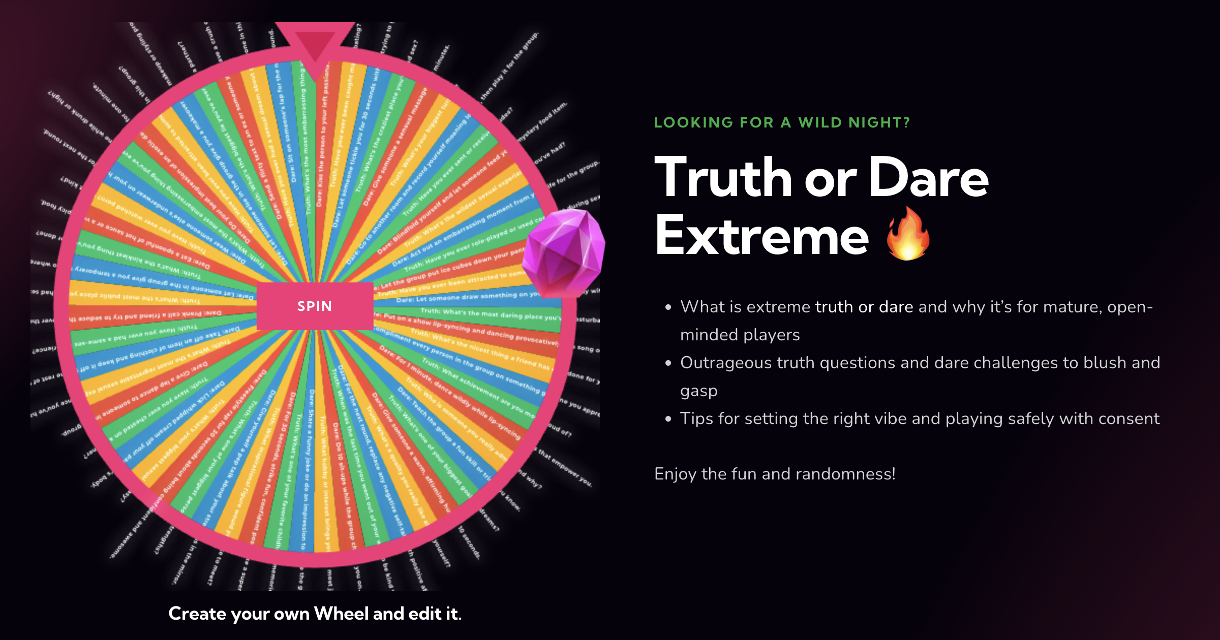 Want the best sex truth and dare questions generator online? Check out these simple options.