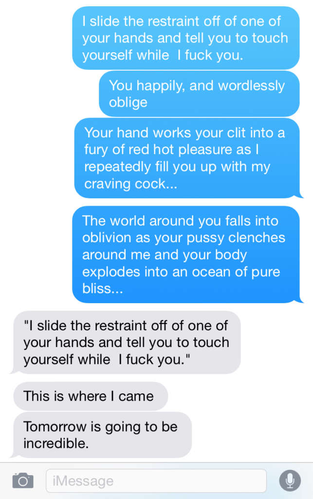 Need a good sexting example? Try these flirty message ideas tonight.