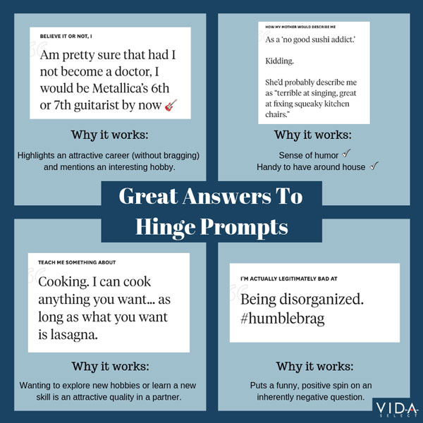 How do you write a really great hinge prompt response? Follow these easy steps for better profile answers now.