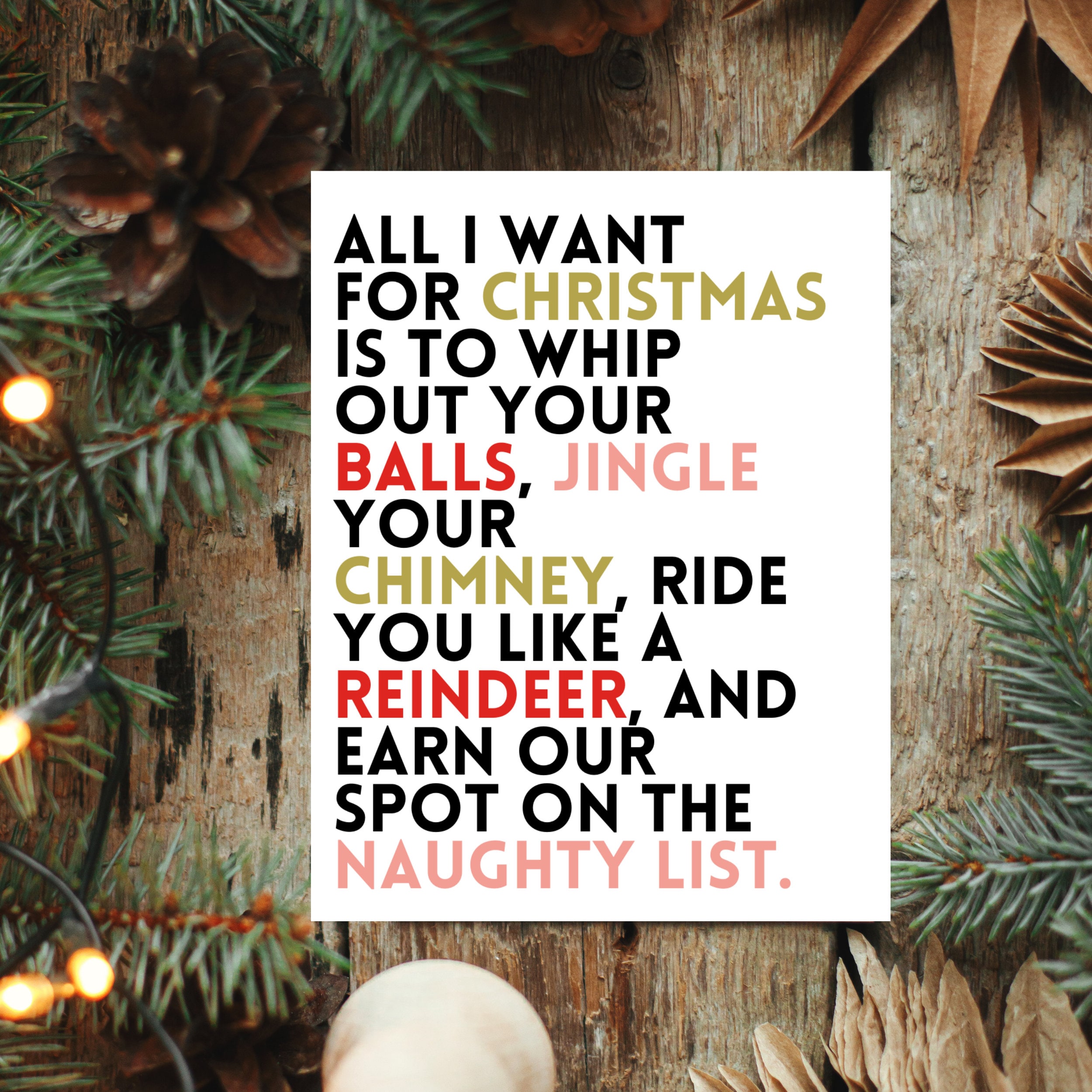 Spice Up Xmas: Collection of Dirty Christmas Sayings