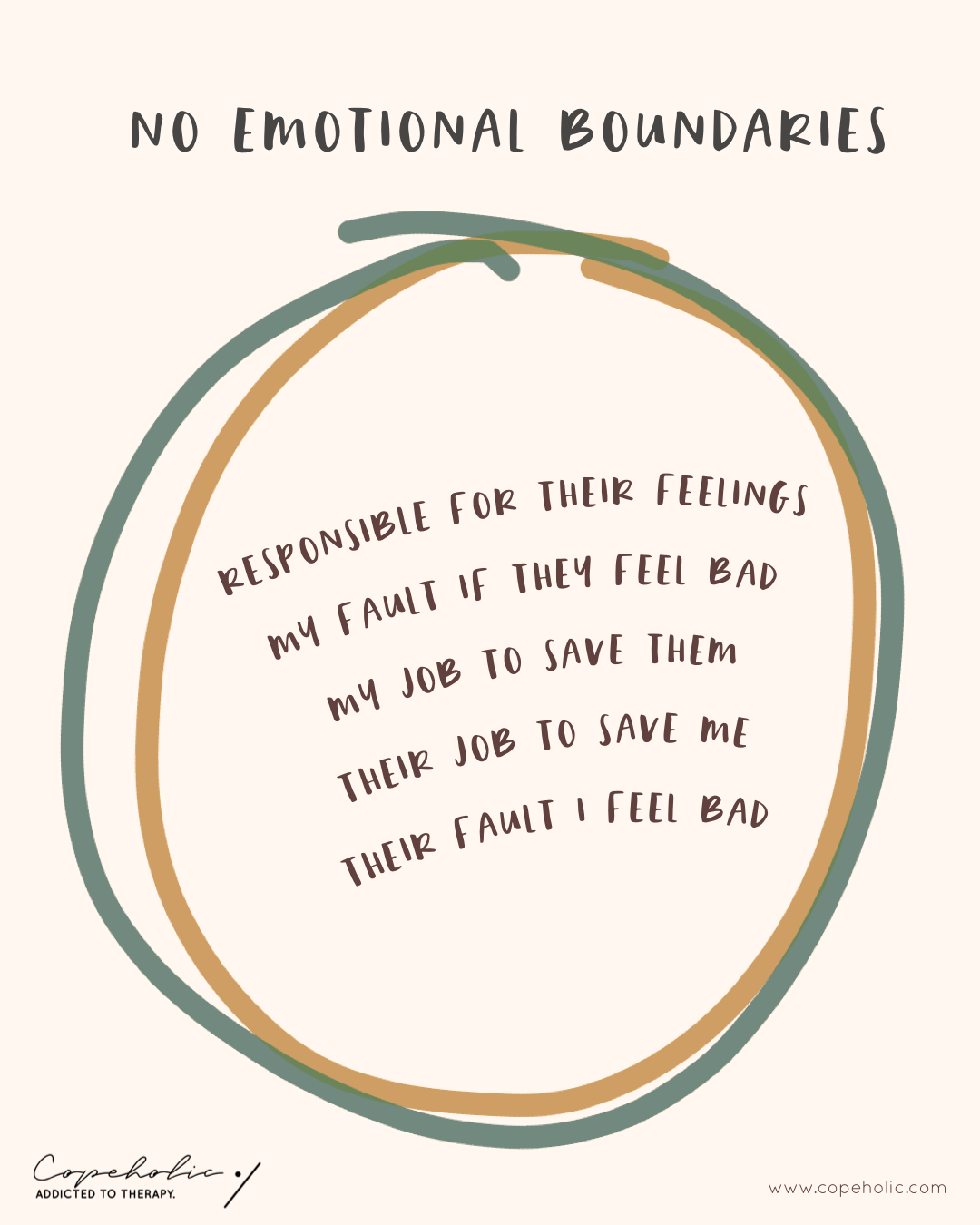 How I handle I am not responsible for your feelings situation?