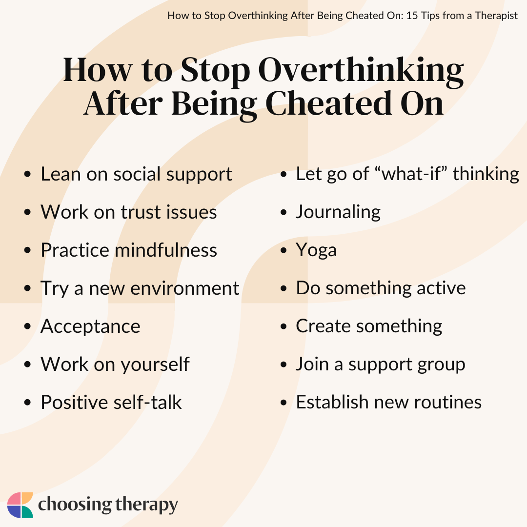 How to get over an infidelity (Simple coping skills you can start using right now to feel better).