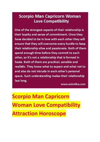 Scorpio male Capricorn female compatibility: Are they truly soulmates destined for lasting love?