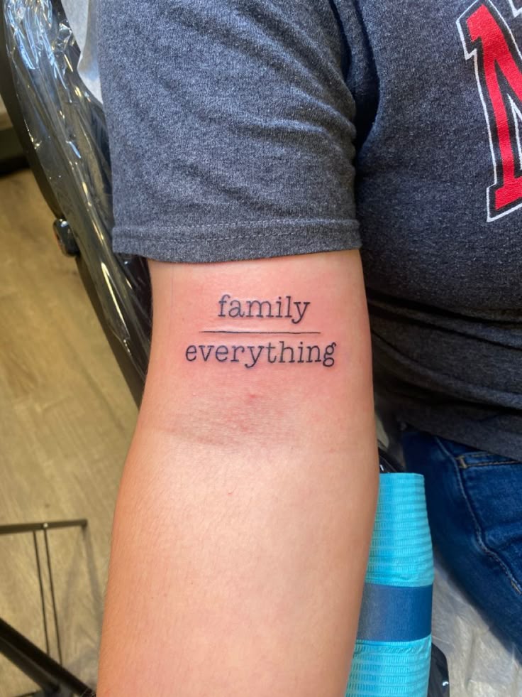 Show Your Love: Family Over Everything Tattoo Placement Guide