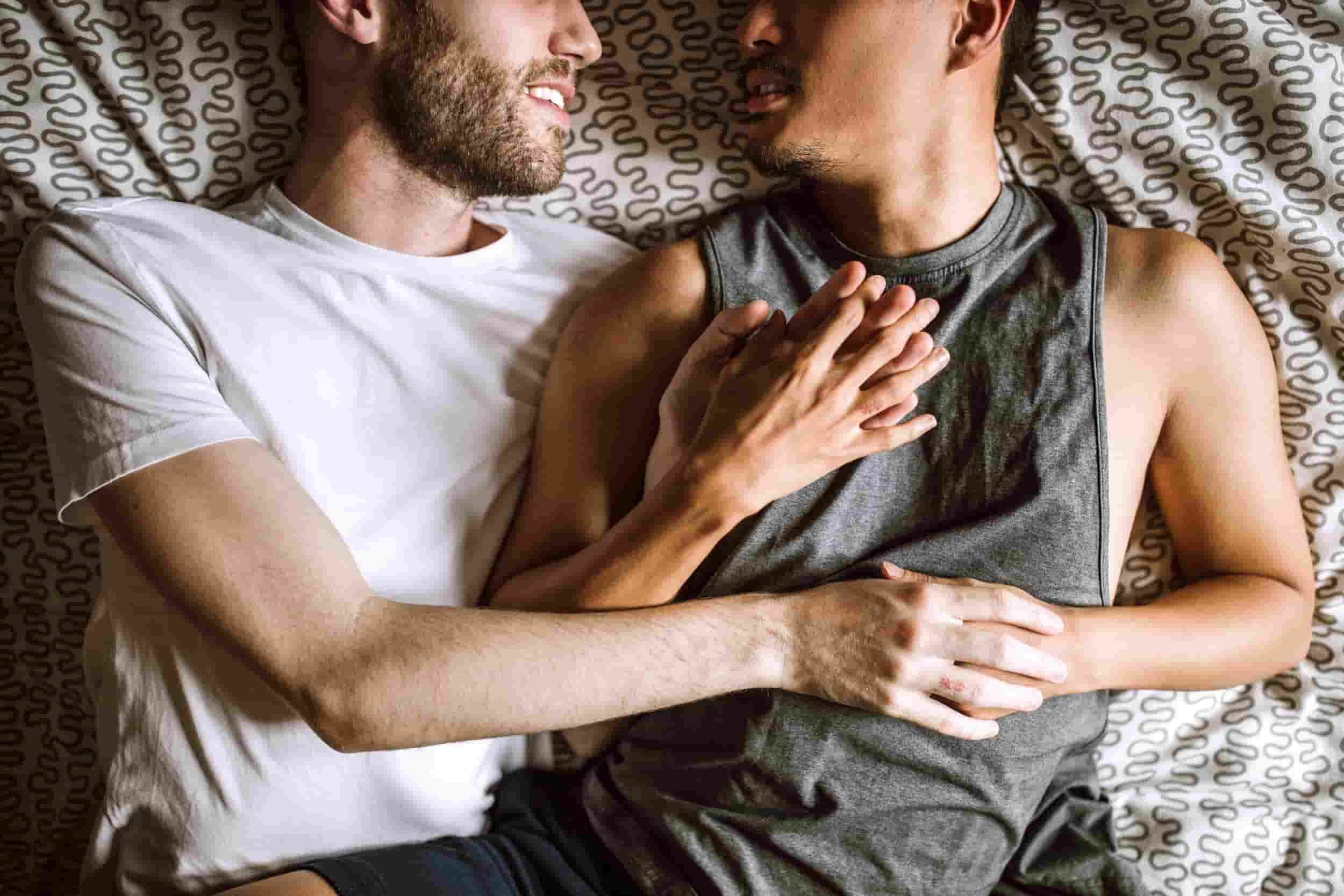 Discussing gay couple sex with your partner? Use these communication strategies for better understanding.