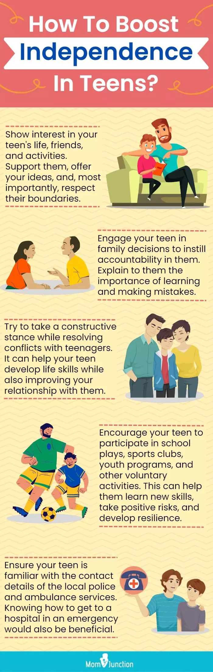 How to raise an independent teenager? Simple tips for parents starting today.