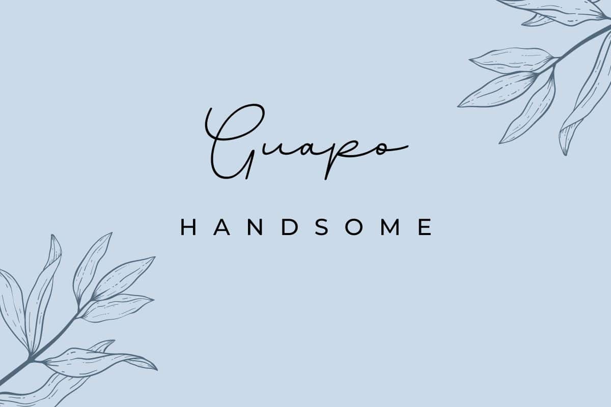 Spanish for Handsome Man: Flirting Like a Pro is Easy