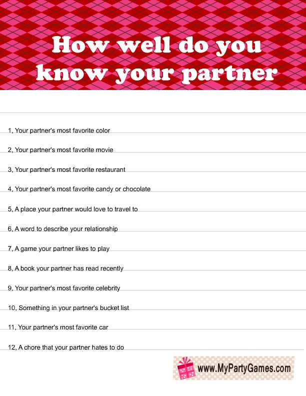 The Ultimate How Well Do You Know Your Significant Other Quiz!