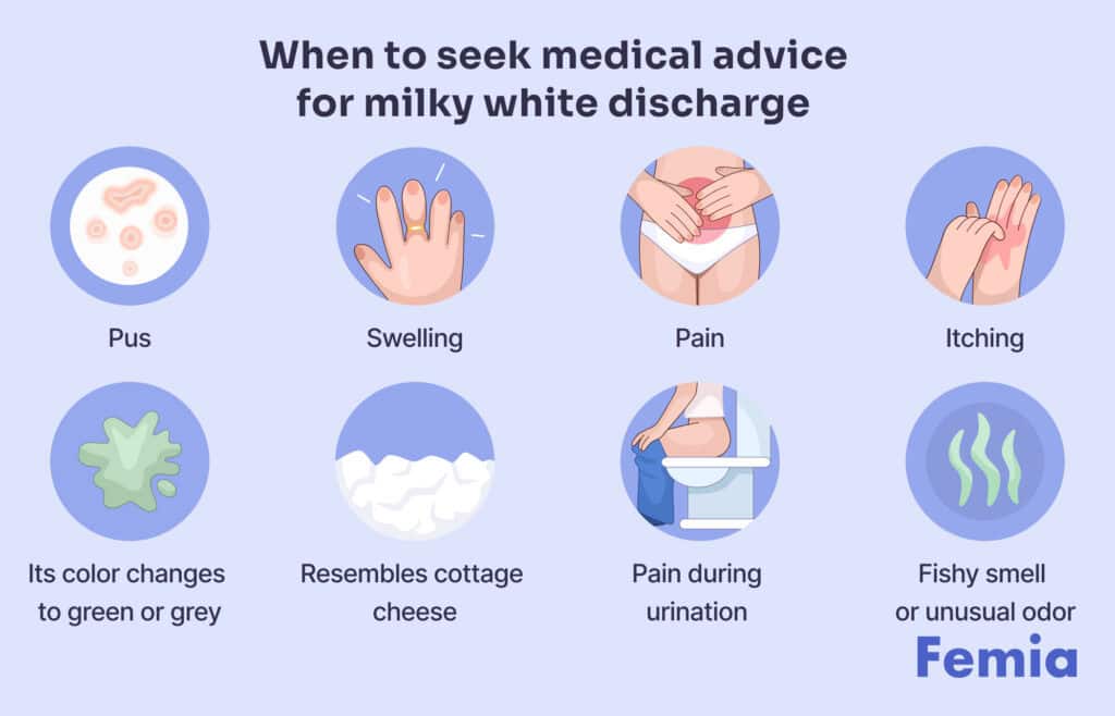 Why do I have creamy white discharge without odor? Learn what it means and if it is normal.