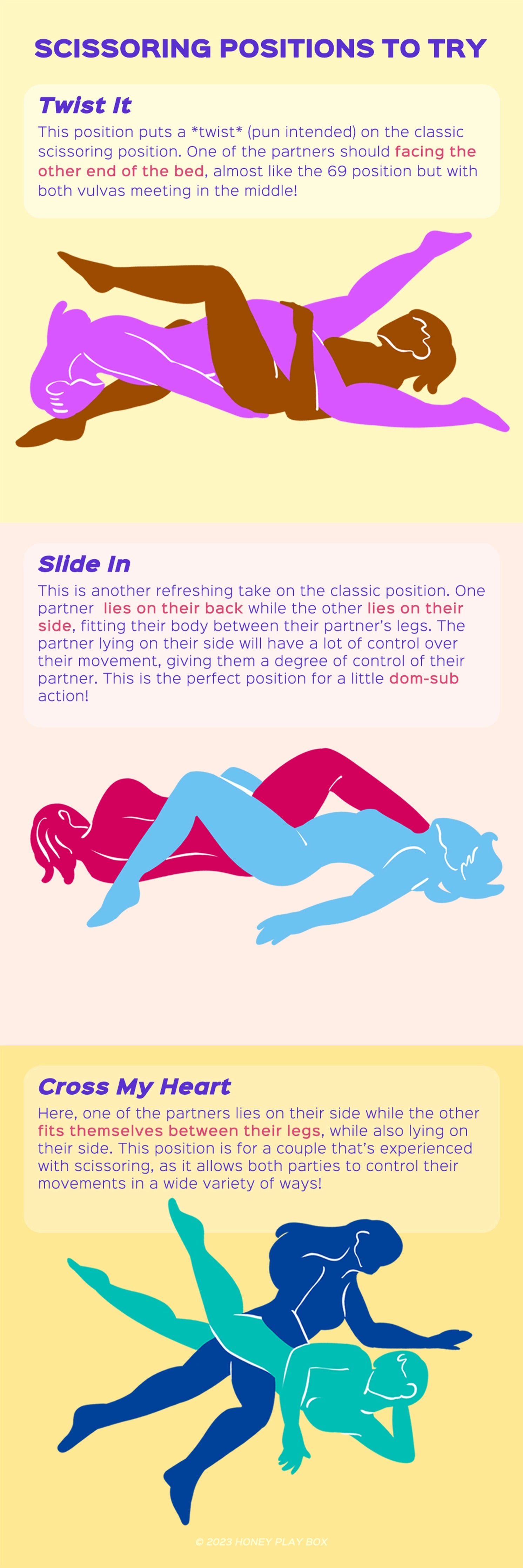 Learning the scissor sex position basics? (A simple guide to understand this popular move)