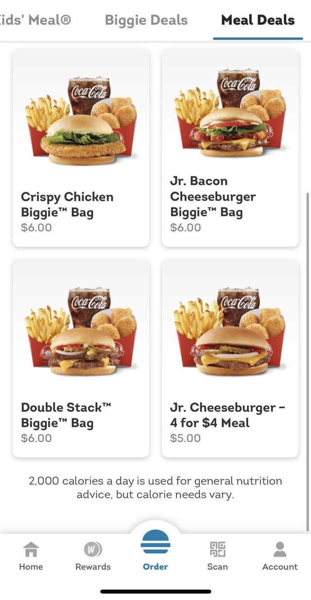 What exactly is included in the fast food 4 for Four? See the complete list of items you get.