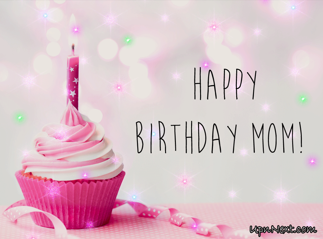 What makes a great happy birthday to mom gif? Pick cute and loving animations for her special day!
