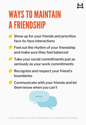 Want to know how to keep a friendship alive and well? Try these simple proven methods that really work.