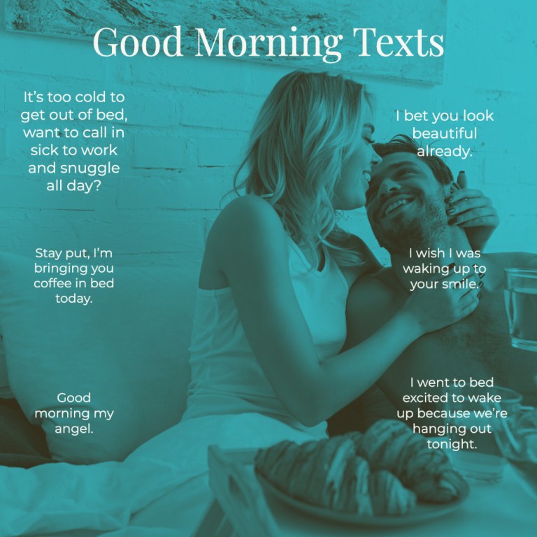 What are the best ways to deliver good morning sexiness? (Think about text, call, or whispering it softly)