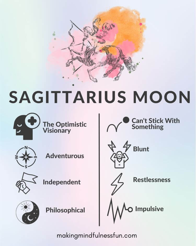 Any challenges with a Sagittarius Moon? (Learn how to navigate its restless energy for a better life)