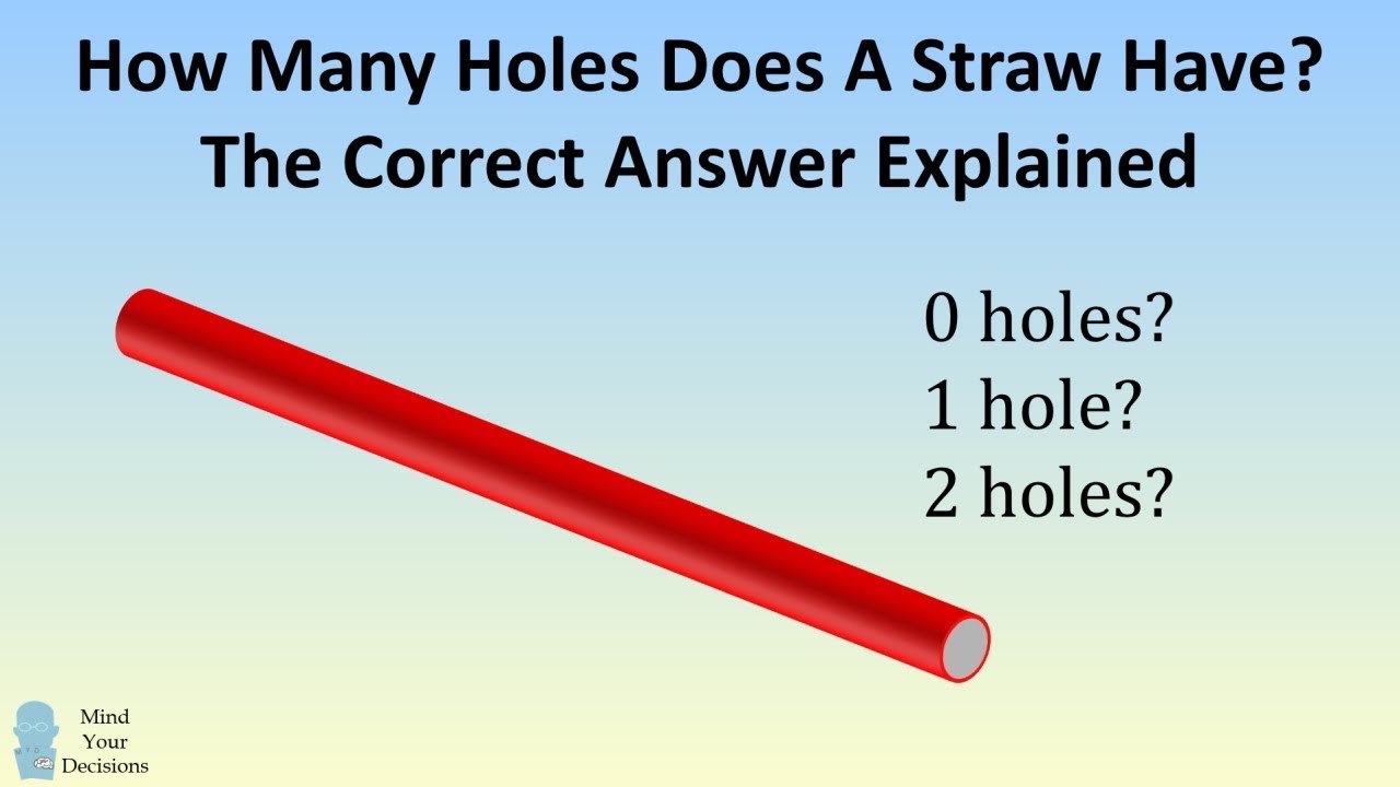 Wondering how many holes are in a standard straw? We break down this tricky question easily!