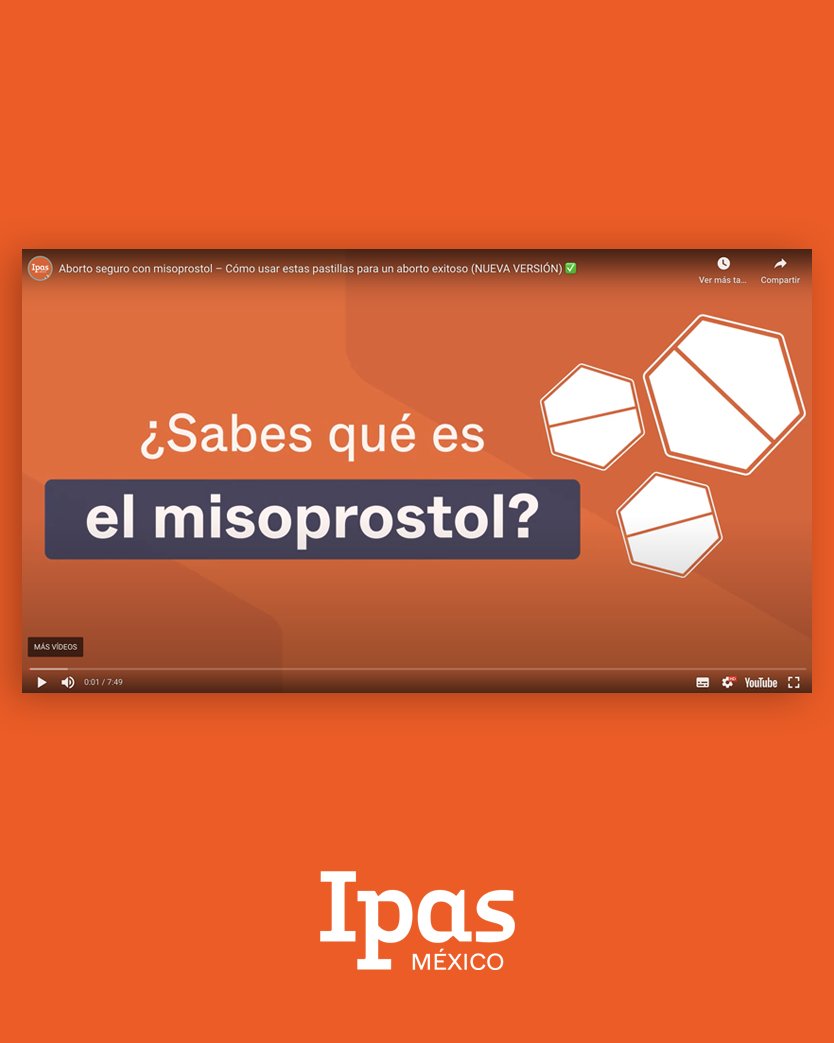 Como aborto con misoprostol (How to use it safely and what you should know about this method).