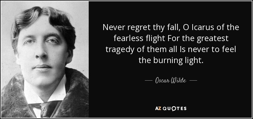 What are the best Icarus quotes about ambition? Explore these powerful words on reaching too high.