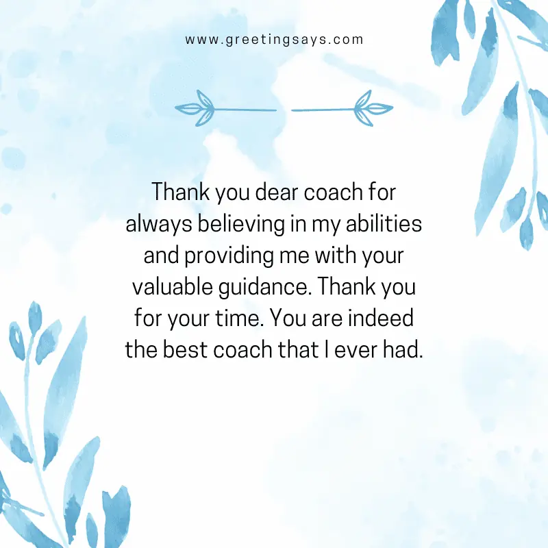 Whats the best thank you coach message to send? Make your coach feel truly valued now!