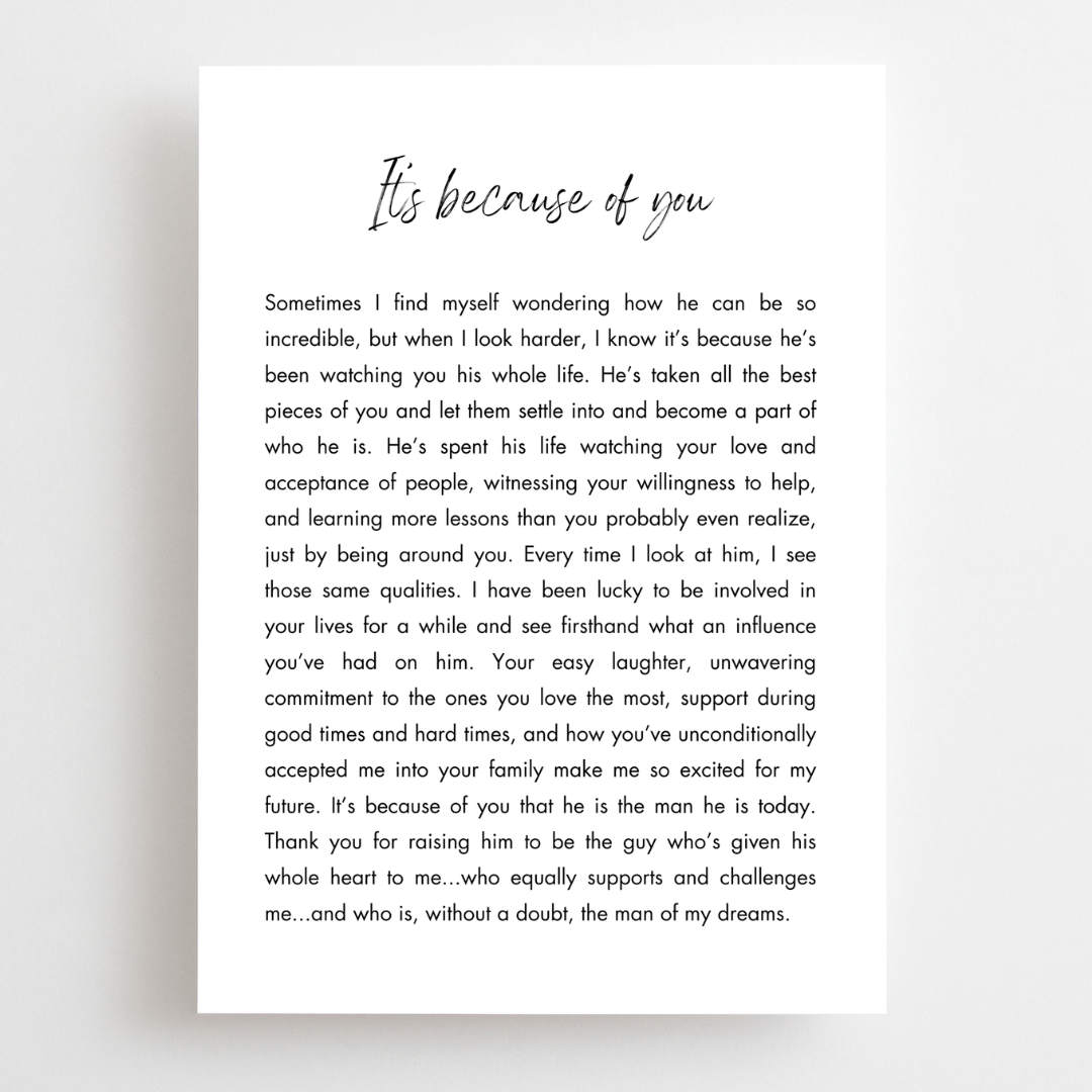 Heartfelt Letter to Father in Law on Wedding Day: Tips & Samples