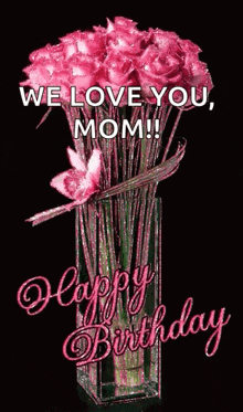 What makes a great happy birthday to mom gif? Pick cute and loving animations for her special day!