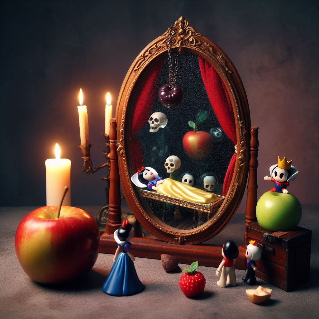 The Mystery of the Snow White Blue Apple: Uncover the origins and interpretations of this object.